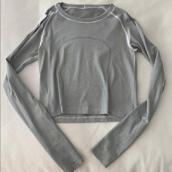 lululemon athletica Tops - Cropped swiftly lululemon long sleeve size 6